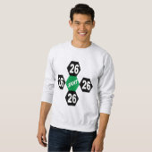 Men's Sweatshirt ash  DESIGN  SPORT  26 スウェットシャツ (正面フル)