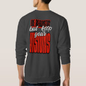 Men's Sweatshirt with a Vision スウェットシャツ (裏面)