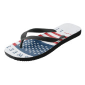 Men's Sweet Land of Liberty Flip Flops ビーチサンダル (アングル)