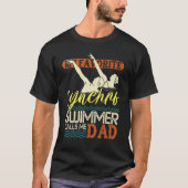 Mens Synchronized Swimming Dad Favorite Synchro Sw Tシャツ (正面)