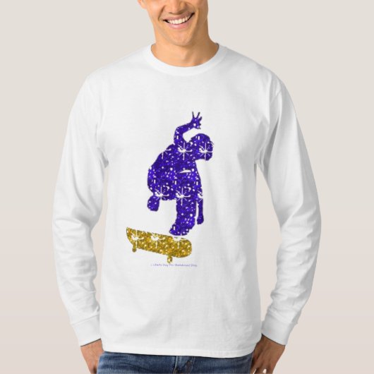 MENS Tシャツ – PRO SKATEBOARDING SHERDER SPARKLE (正面)