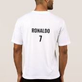 MENS tシャツRONALDOナンバーシャツ新品 Tシャツ (裏面)