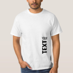 Mens Tシャモダンツのカスタム文字名テンプレートの追加 Tシャツ