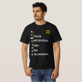 Men's T-Shirt - Limitless Vibe Tシャツ (正面フル)