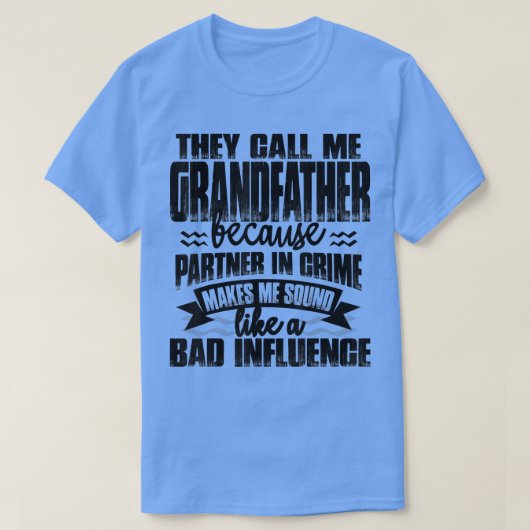 Mens Teeおもしろい彼らは私を祖父のサウンドと呼ぶ Tシャツ (デザイン正面)