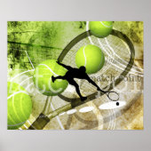 men's tennis player "Match Point" ポスター (正面)