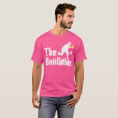 Mens The Dinkfather - Pickleball Player おもしろい Padd Tシャツ (正面フル)