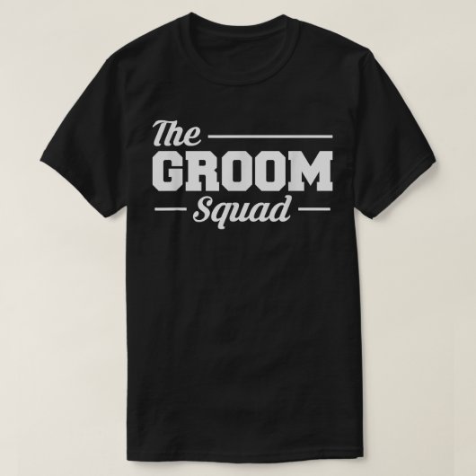 Mens The Groom SquadWedding Bachelor Party  Tシャツ (デザイン正面)