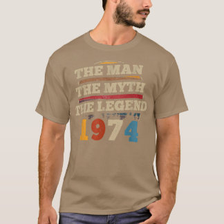Mens The Man Myth Legend 1974 48th Birthday Gift F Tシャツ