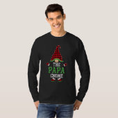 Mens The Papa Gnome  Group Matching Papa Christmas Tシャツ (正面フル)