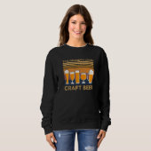 Mens This Grandpa Loves Crafts Craft Beer Drinking スウェットシャツ (正面フル)