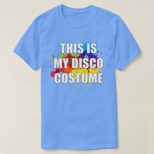Mens This Is My Disco Costume 80s Funky Night Retr Tシャツ (デザイン正面)