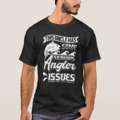 Mens This Uncle Has Some Serious Angler Issues Ang Tシャツ (正面)