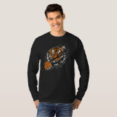 Men's Tiger Ripped Effect Long-sleeved Tshirt Tシャツ (正面フル)
