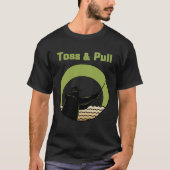Mens Toss And Pull  Fishing  2 Tシャツ (正面)