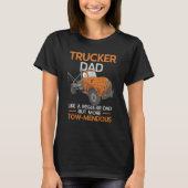 Mens Tow Truck Dad Driver Breakdown Lorry Operator Tシャツ (正面)