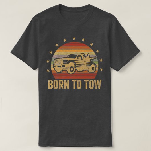 Mens Tow Truck Tow Truck Gift Idea Tシャツ (デザイン正面)