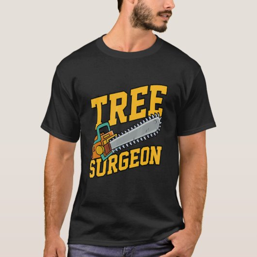 Mens Tree Surgeon Working Crafting Handyman Mechan Tシャツ (正面)