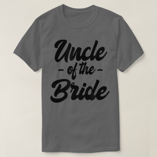 Mens Uncle of the Bride  Distressed  Tシャツ (デザイン正面)