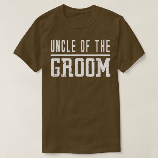 Mens Uncle Of The GroomBachelor Party Group1790  Tシャツ (デザイン正面)