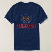 Mens Under New Management Funny Bachelor Party  Tシャツ (デザイン正面)