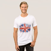 Mens union jack t shirt トライブレンドＴシャツ (正面全面)
