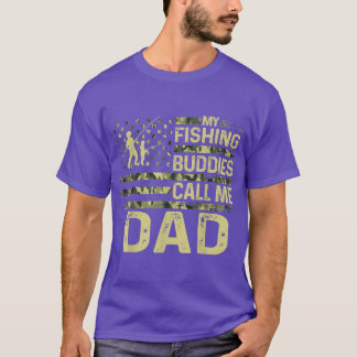 Mens Usa愛国のためのフィッシュマン私の魚釣り仲間 Tシャツ