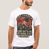 Men's USMC Hard Charging Drill Instructor Parris I Tシャツ (正面)