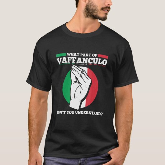 Mens Vaffanculoのどの部分が私を理解していない Tシャツ (正面)