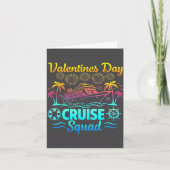 Mens Valentines Day Cruise Squad 2026 Vacation Tra カード (正面)