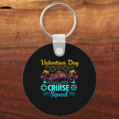 Mens Valentines Day Cruise Squad 2026 Vacation Tra キーホルダー (正面)