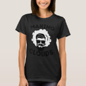 Mens Vape Making おもしろい Clouds Vaping E ScatこのことばこC Tシャツ (正面)