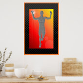 Mens Victory Runnerポスター24"x36" ポスター (キッチン)