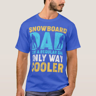Mens Vintage Style Snowboarding Lover Snowboard Da Tシャツ