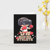 Mens Vrボクシングアスリートバーチャルリアリティゲーマーグラフ カード (黄色い花)