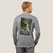 mens waterfall hunter T-shirt camo  トライブレンドＴシャツ (背面全体)