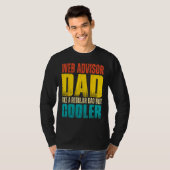 Mens Web Advisor Dad Like a Regular Dad but Cool Tシャツ (正面フル)