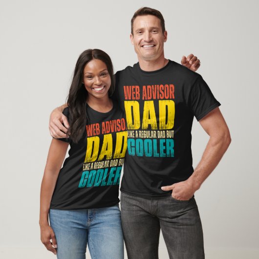 Mens Web Advisor Dad Like a Regular Dad but Cool Tシャツ (ユニセックス)