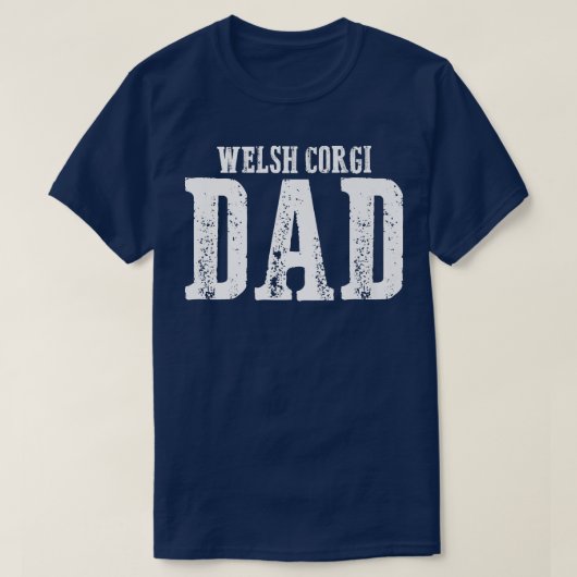 Mens Welsh Corgi Dad871 Tシャツ (デザイン正面)