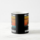 Mens What Wald溶接先生溶接機 コーヒーマグカップ (中央)