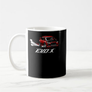 Mens Womens Mitsubishi Lancer Evolution 10 X コーヒーマグカップ