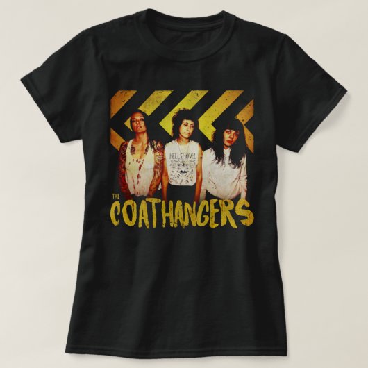 Mens Womens The Coathangers Band Punk Garage R Tシャツ (デザイン正面)