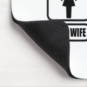 Mens Your Wife – 私の妻タトゥー_銃 – 父親D マウスパッド (コーナー)