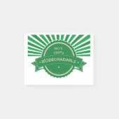 Mensaje Soy 100% Biodegradable ポストイット (正面)