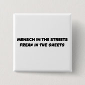 mensch 缶バッジ (正面)