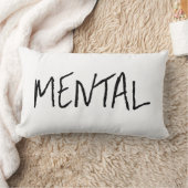 「MENTAL」 ランバークッション (ブランケット)