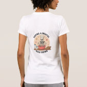 Mental Bake Down Shirt Funny Baking Skeleton PNG  Tシャツ (裏面)
