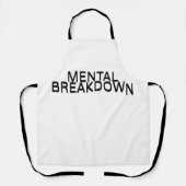 Mental Breakdown Industrial Heavy Duty Canvas エプロン (正面)
