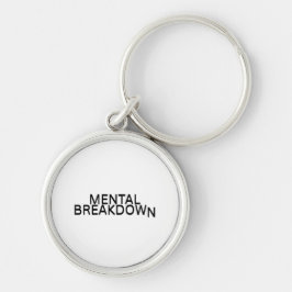 Mental Breakdown Industrial Metal Keyring for Tech キーホルダー