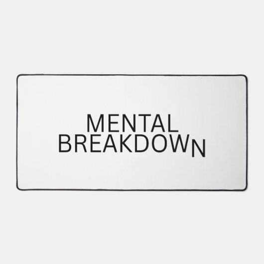 Mental Breakdown Industrial Studio Desk Mat デスクマット (正面)